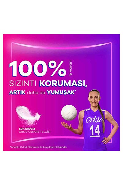 Orkid Platinum Uzun (Boy 2) 18 Adet Süper Ekonomik Hijyenik Ped x3