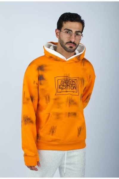 Red Planet هودي دبل كاب فرو و فتحة اصبع بخامة مميزة وراقية