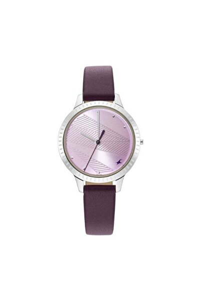 FASTRACK Stunners 3.0 Women's Watch 6267SL01 - Purple Dial, Purple Leather Strap
