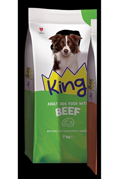 King BİFTEKLİ YETİŞKİN KÖPEK MAMASI 7 KG
