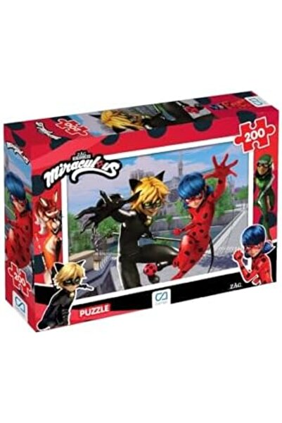 BRF BFSX Mucize: Uğur Böceği ile Kara Kedi Lisanslı 200 Parça 33x48cm Çocuk Puzzle Yapboz Serisi 119188