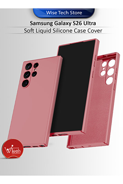 Wtech غطاء حماية من السيليكون السائل الناعم لهاتف سامسونج جالاكسي إس 26 ألترا...