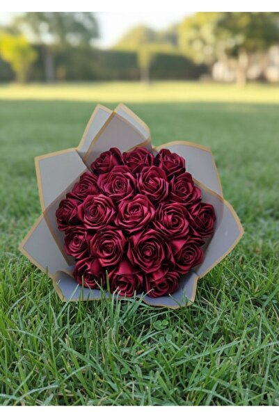 MEDUSAART 19 lu saten solmayan gül buketi çiçek buketi
