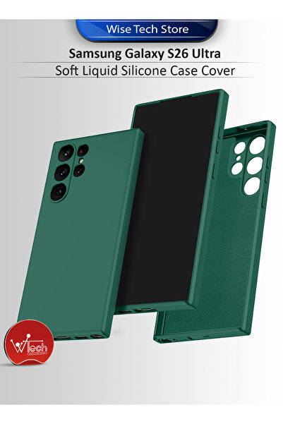 Wtech Samsung Galaxy S26 Ultra 5G 2025 Soft Liquid Silicone Case Cover