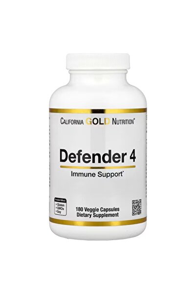 California Gold Nutrition Defender 4 Immune Support 180 Kapsül