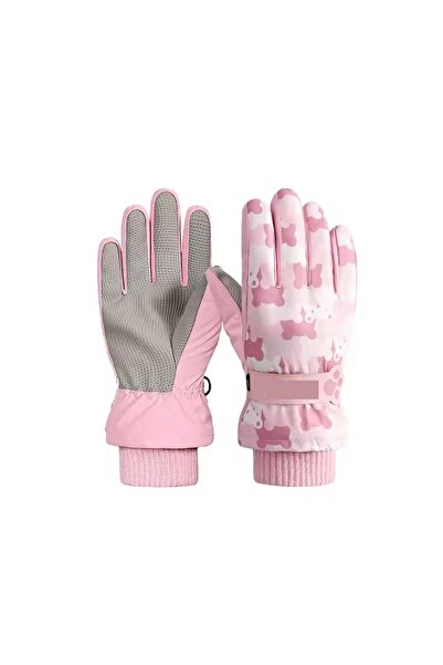 GenelTedarik Çocuk Su Geçirmez Kar Kayak Eldiveni (7-13 Yaş)