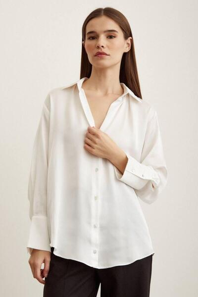 FEG STORE Basic Saten Gömlek