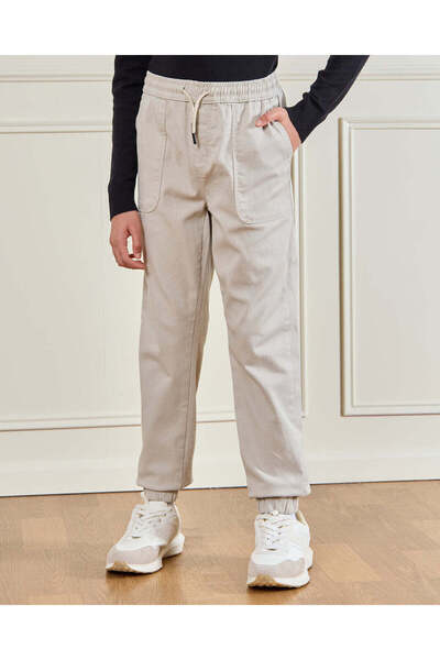 REDTAG بنطال جينز جوغار دينم باللون الرمادي للأولاد