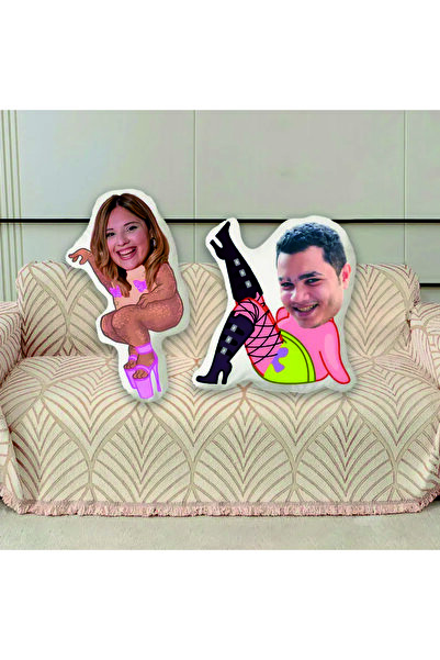 pandart Kişiye Özel Fotoğraflı En İyi Arkadaş Yastık