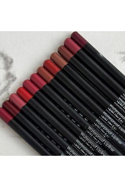 drob_beauty مجموعة أقلام تحديد الشفاة 12 لون متعدد