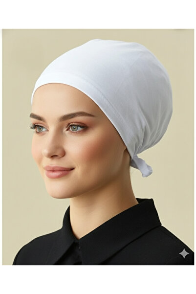 Nöşre Design XXL Battal Boy Geniş Dikişli Düz Bone Abiye Tesettür İç Bone