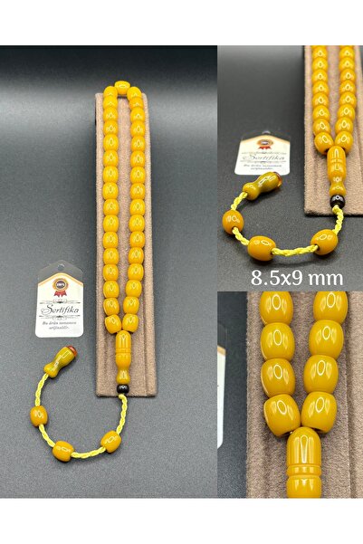 Kehribar ÖZEL ÇUBUK SIKMA TESBİH