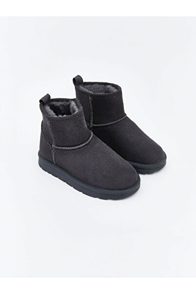 LC Waikiki Lcw Steps Anthracite Baby Boy Boots with Fur Inside