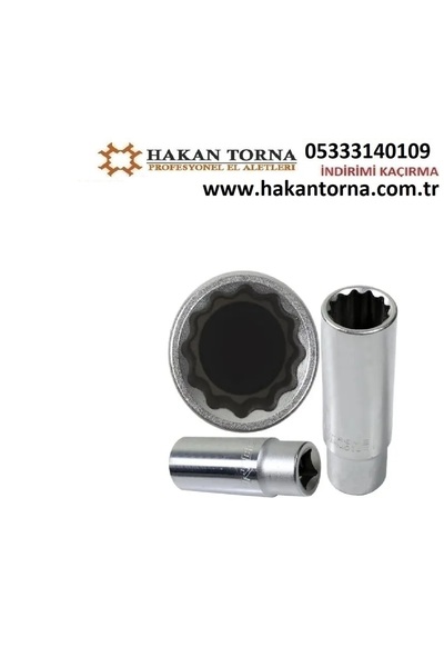HakanTorna Rico 1/2 32mm 12 Point Star Long Deep Socket