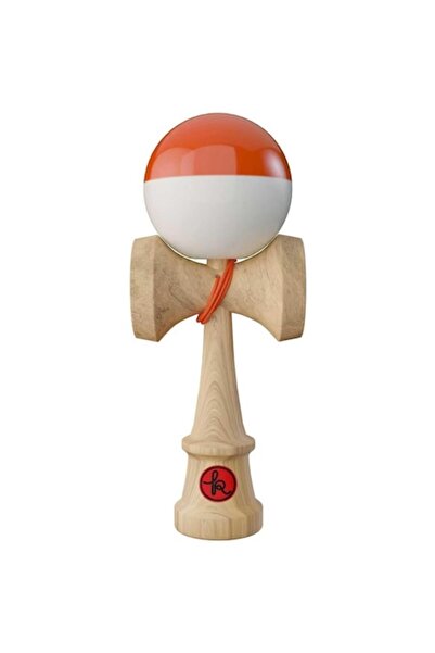 Kendama Europe Kendama Record Plus Roșu 18,5 cm cu cupe mari + set ata cadou