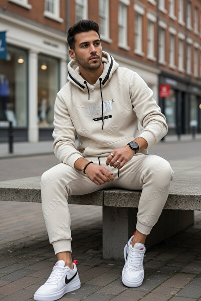 dehaine Men's tracksuit, sweatshirt + pants, Padded, ICON-8 5025