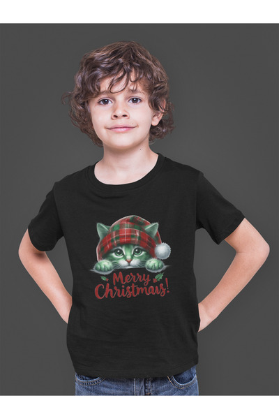 Bumeta Сладко котешко коледно детско тениска