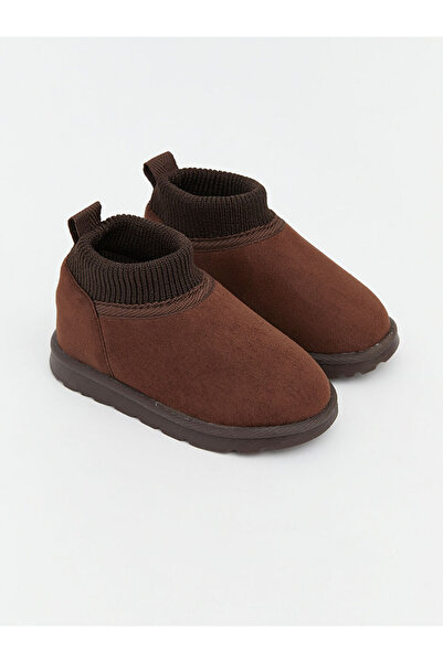 LC Waikiki Lcw Steps Brown Suede Look Baby Boy Boots