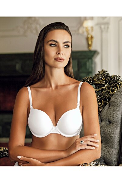 NightLove Women's Soft Cup Double Push-Up Bra 7030