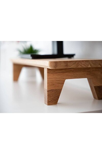 Master Hands Ahşap monitör standı Monitör Yükseltici , Ahşap Ekran Yükseltici, Monitör Yükseltme Standı