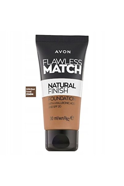 AVON Flawless Match Foundation, Dark Cocoa 525 N, lightweight formula, SPF 20...