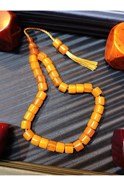 Anemore Collection OMARİ USTA YAPIMI SIKMA KEHRİBAR TESBİH