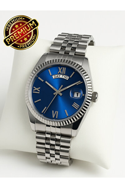 arpat time saat aksesuar Premium Dark Blue Dial, Stylish with Double Calendar...