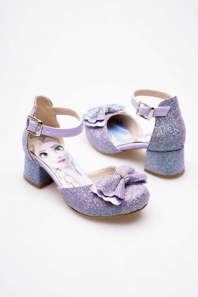 EZOM Children's Characterful Purple Dress Shoes