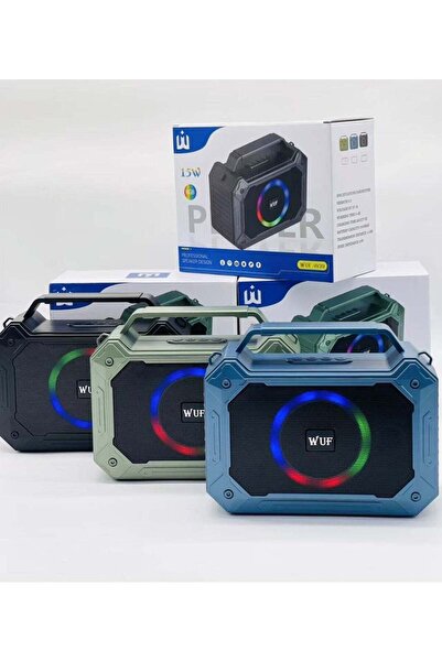 WUF W39 Bluetooth Speaker Portable Bass with FM USB TF Aux and Mic
