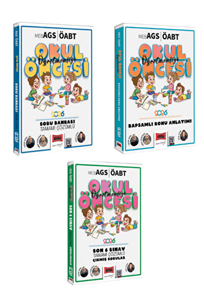 Yargı Yayınları 2026 MEB-AGS ÖABT Okul Öncesi Öğretmenliği Soru+Konu SET