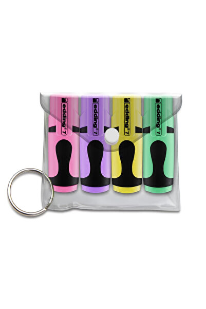 Edding Mini Pastel Highlighter 4 Pack Bag