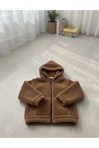 COHERENT Unisex Girls/Boys Kids Children Zippered Hooded Color Plush