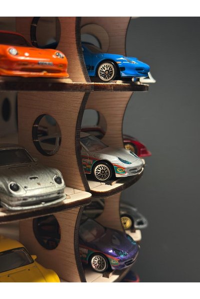 Raftix Suport pentru mașini Hot Wheels, scară 1/64 (Mașinile NU sunt incluse)
