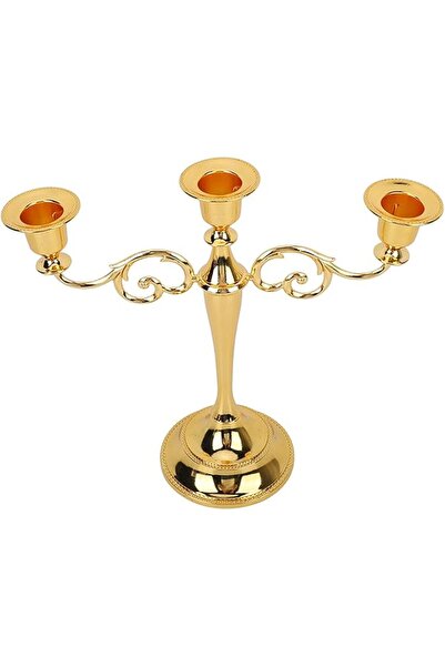 The Bros 3 Arms Metal Candelabra
