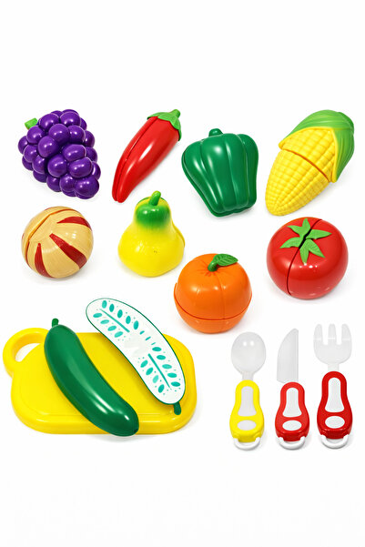 a v d a 22 Pieces Cuttable Fruits and Vegetables Velcro Educational Fruit Veg...