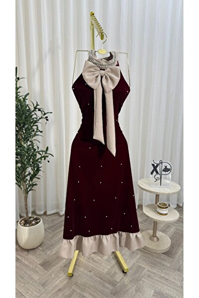 Farah Fashion فستان أنيق بتصميم راقٍ يجمع بين الفخامة والنعومة