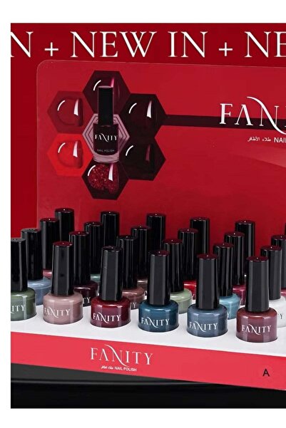 fanity طلاء أظافر جل جديد بألوان نقية، 24 قطعة