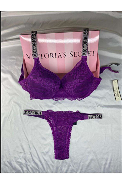 Kelebeklingerie Set de sutien push-up cu dantelă (LIVRARE FĂRĂ CUTIE)