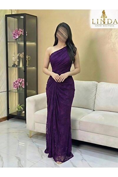 Narla فستان موف أنيق