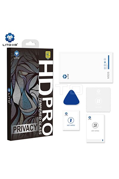 Lito HD Pro iPhone 12 Pro/12 Privacy Ekran Koruyucu