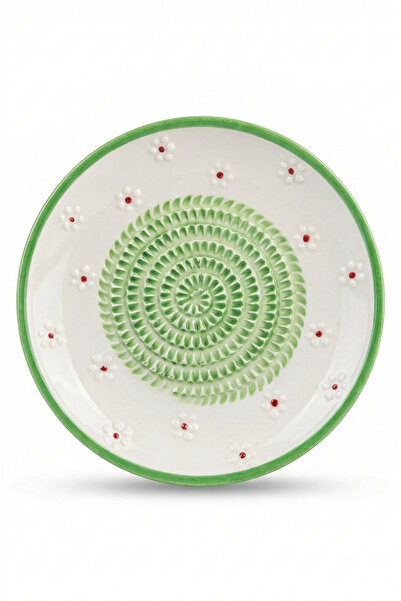 EVCİME El Yapımı Seramik Rende Tabağı (13 cm)–Sarımsak, Zencefil, Meyve Püresi ve Bebek Maması Hazırlayıcı