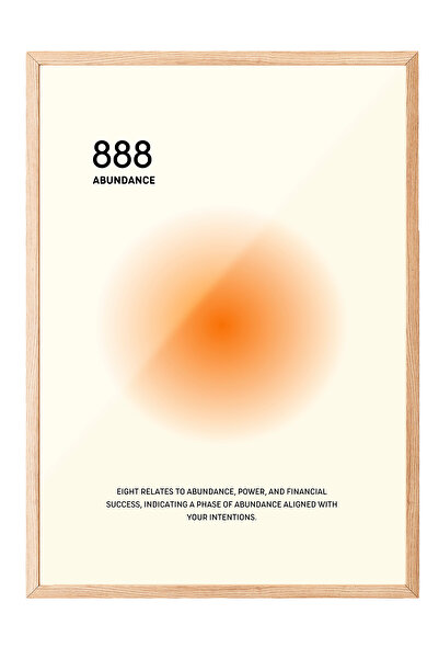 Zestia Tablou de perete cu ramă din lemn 888 Abundance – Decor pentru living ...