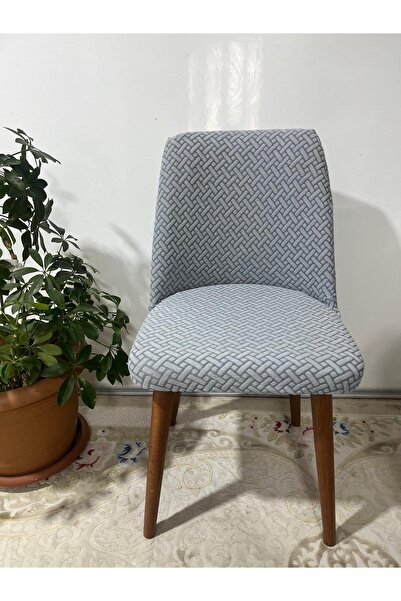 ELHOŞ sandalye kılıfı büyük oval tuğla desen likralı esnek 1 adet