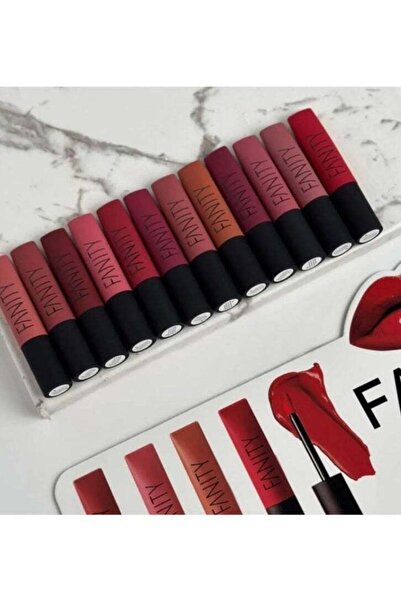 fanity عبوة من 12 ملمع شفاه سائل