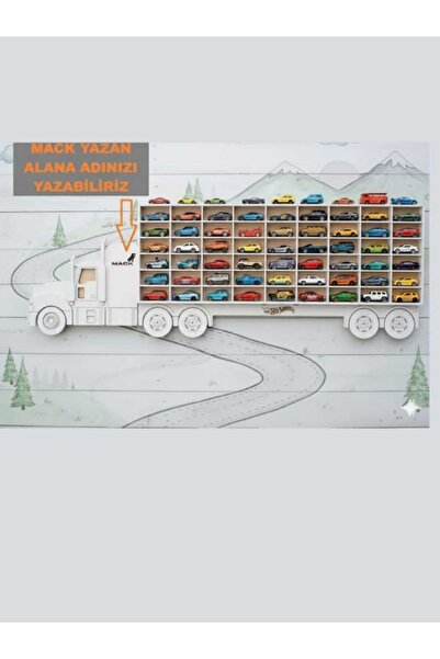 kesita TASARIM Kişiye Özel İsimlikli Araba Rafı 54'li Siyah 3 mm MDF Ahşap Oy...