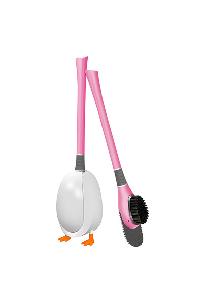 Teno Pink Duck Toilet Brush