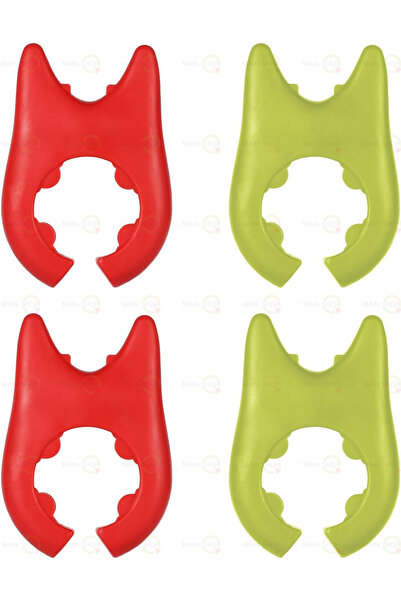 MAİN SHOP 4 قطع من حاملات الملاعق السيليكونية للمقالي والأواني |   مساعد المطبخ المقاوم للحرارة M-50