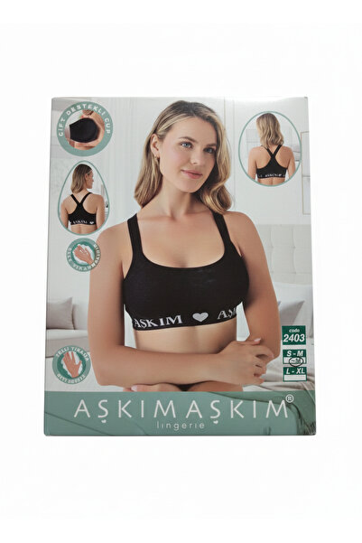 Aşkım Aşkım Sporcu Likralı Büstiyer Atlet