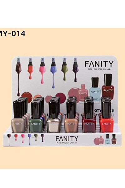 Vanity Nail Polish Set with 24 Multi-Color Pieces