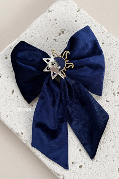 LIVOSH Velvet Brooch Bow Clasp